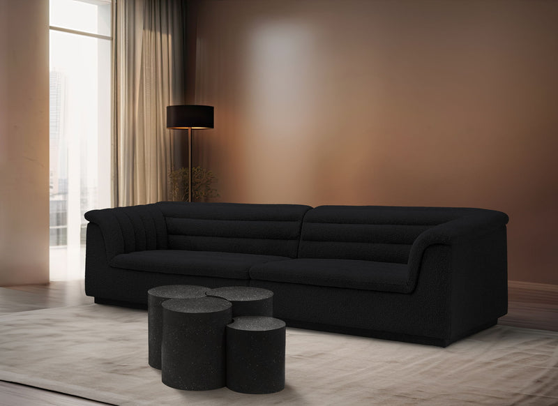 Dimple - 20" 4 Piece Modular Coffee Table - Terazzo Finish