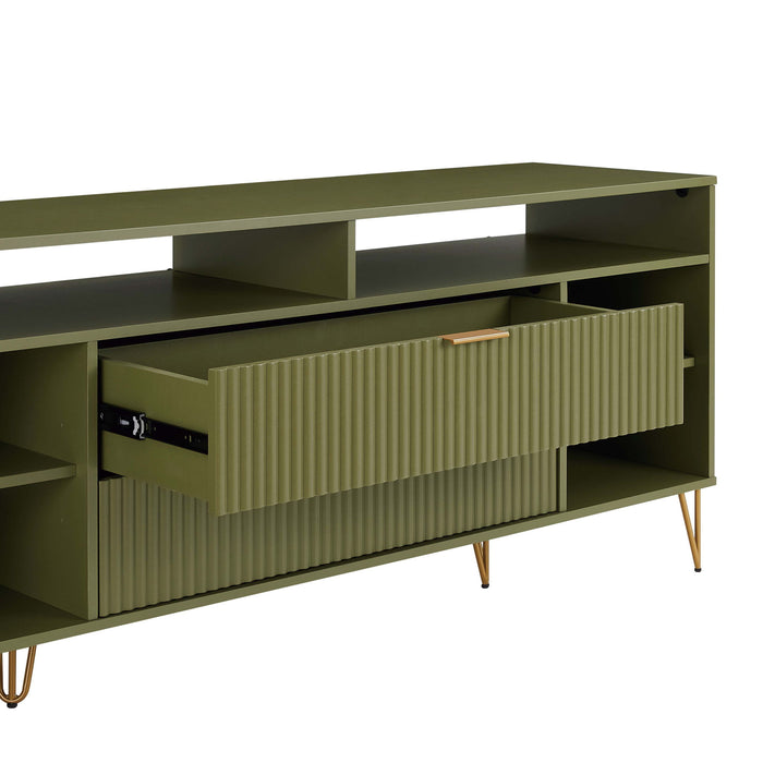 Manhattan Dumbo - Fluted TV Stand
