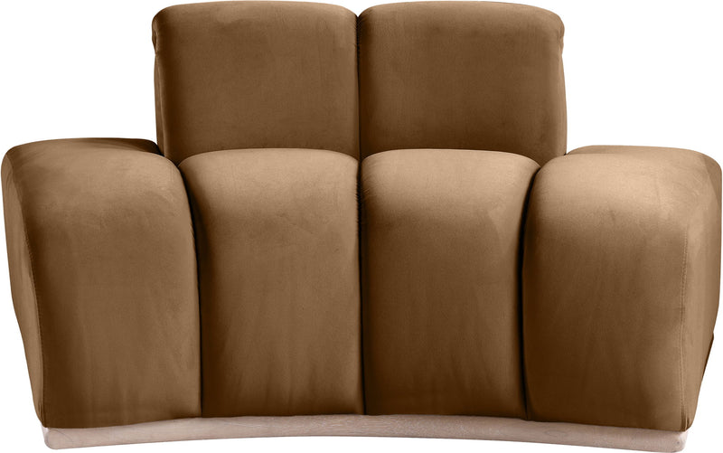 Jace Saddle Velvet Upholstered Chair