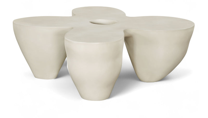 Fiore Taupe Concrete Indoor/Outdoor Coffee Table