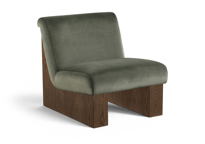Vantage - Velvet Performance Fabric Upholstered Accent Chair