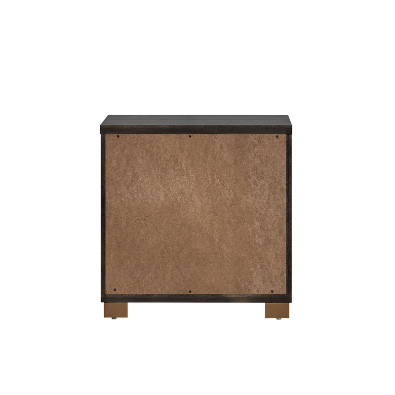Steeler - Nightstand - Black / Gold