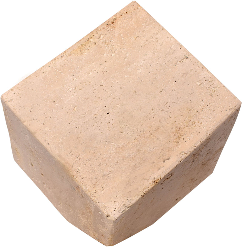 Block Natural Travertine Decorative Cube