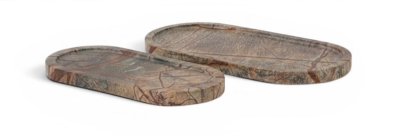 Vanta - Genuine Marble Tray (Set of 2)