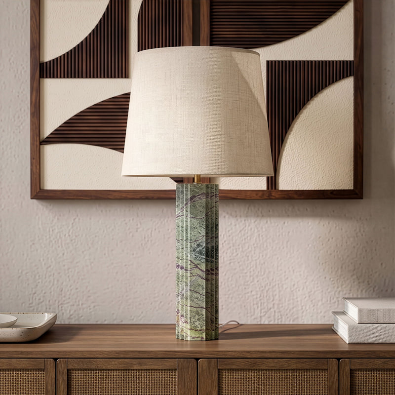 Orison - Linen Textured Fabric Table Lamp