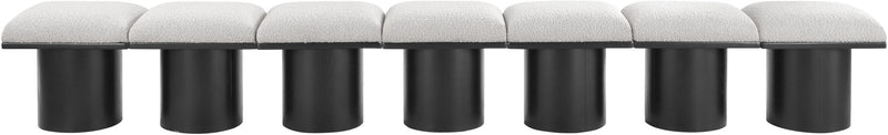 Pavilion - 7 Piece Modular Bench With Black Base
