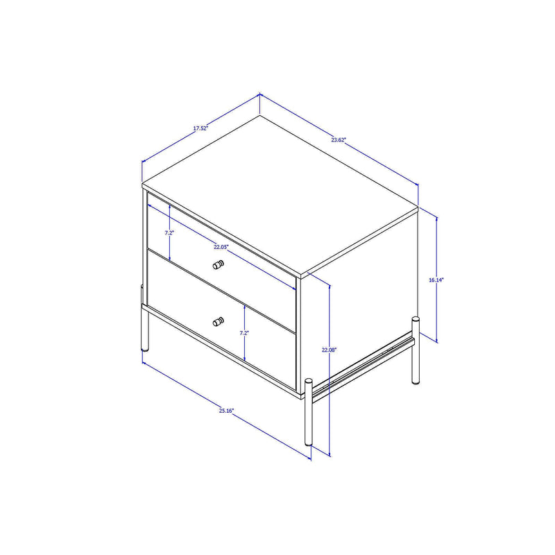 Manhattan Jasper - Nightstand