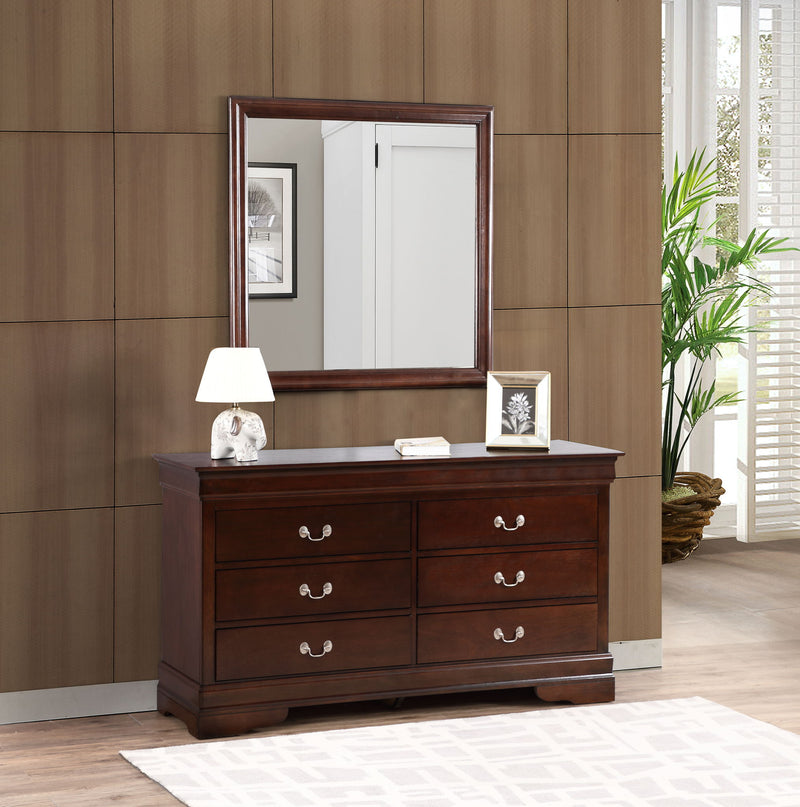Glory Furniture - Louis Phillipe - Dresser & Mirror