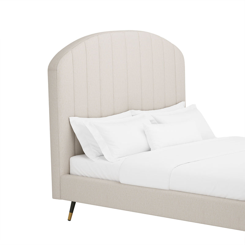 Liraine - Arched Channel Upholstered Bed
