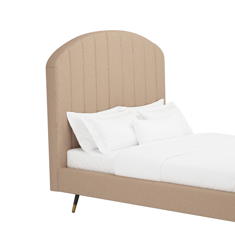 Liraine - Arched Channel Upholstered Bed