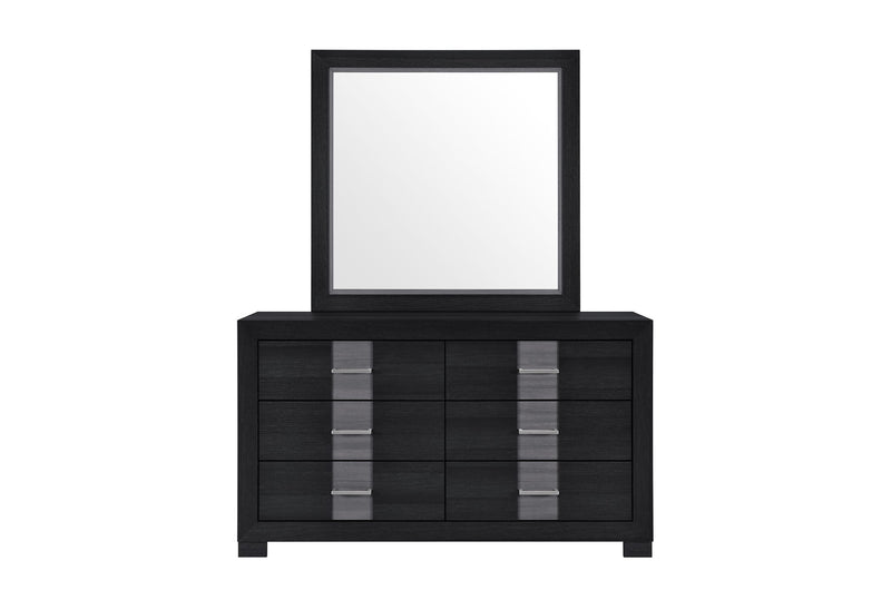 Optimus - 5 Piece Queen Bedroom Set - Black