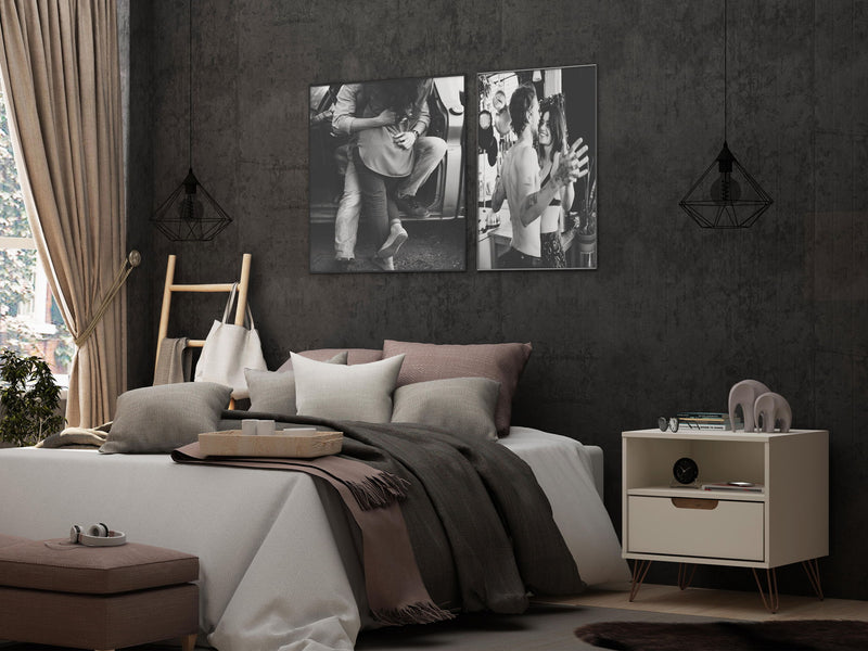 Manhattan Rockefeller - Wooden Nightstand