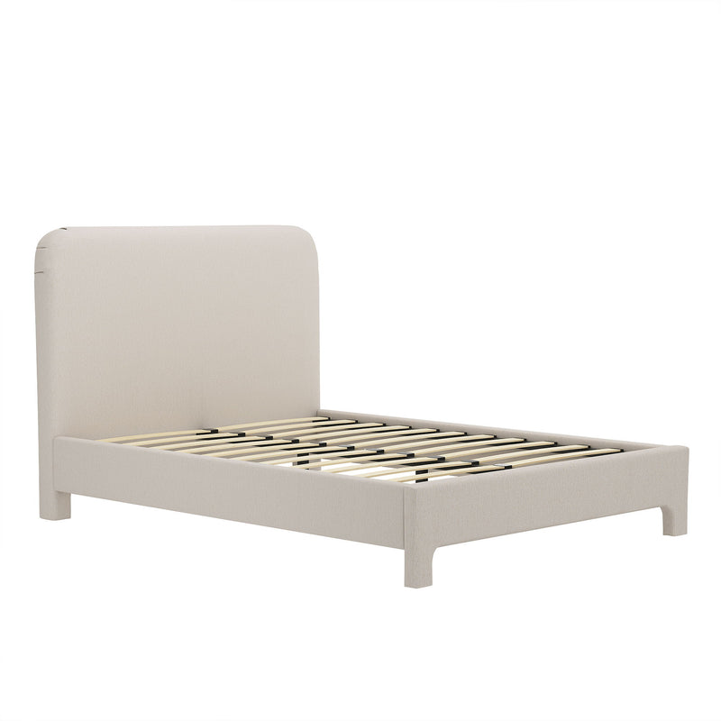 Layton - Rounded Corner Upholstered Bed