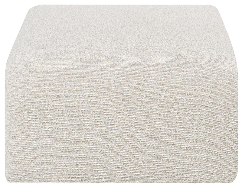 Arc - Boucle Fabric Ottoman