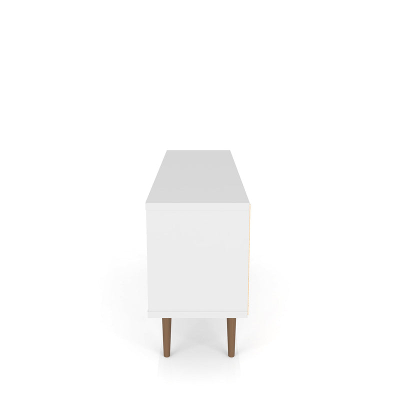 Manhattan Liberty - 53" TV Stand With White Frame