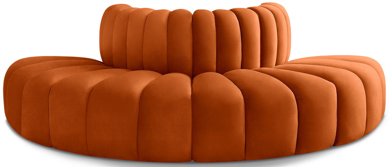Arc - Velvet 4 Piece Modular Sofa