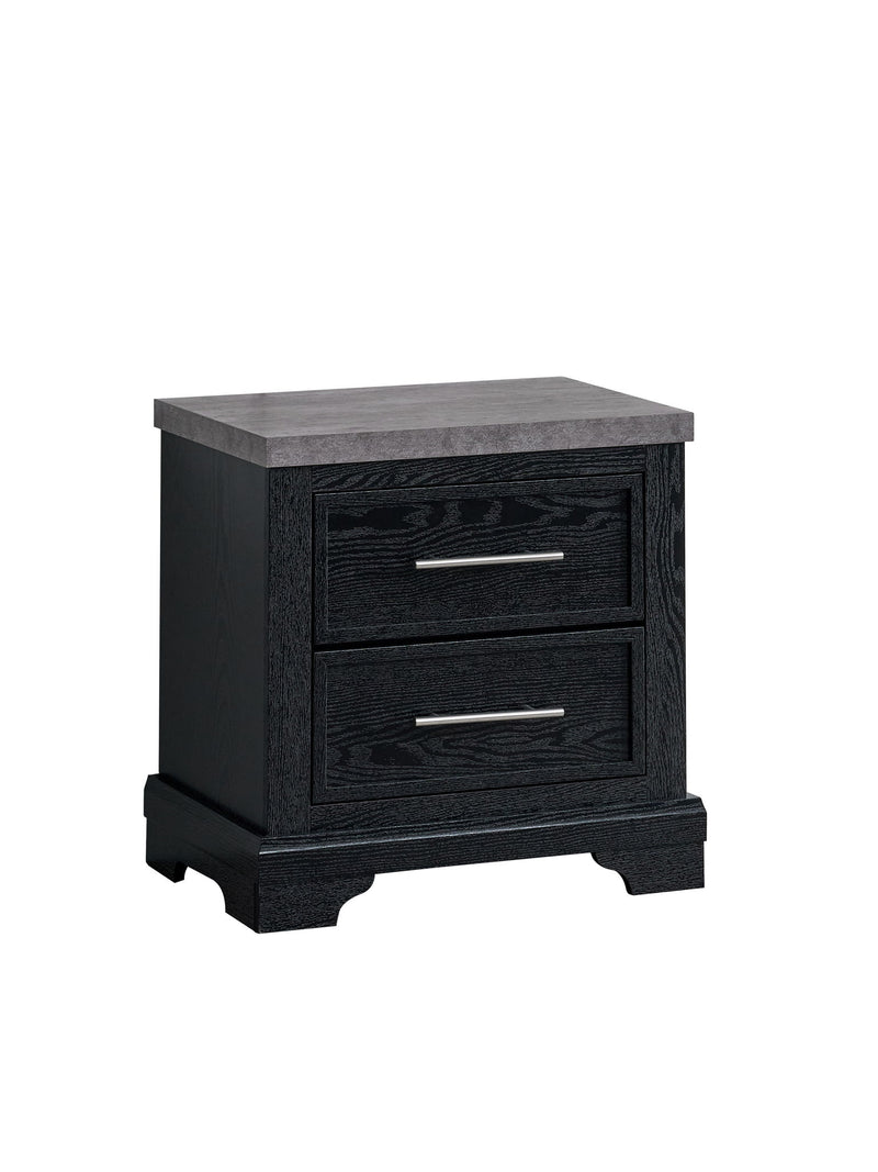 Grande - Nightstand - Black