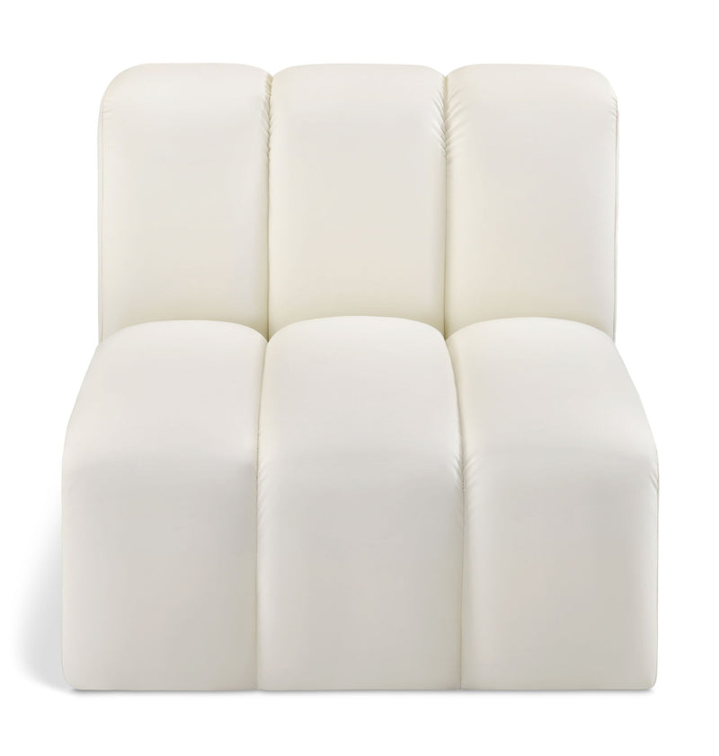 Arc - Faux Leather Straight Chair