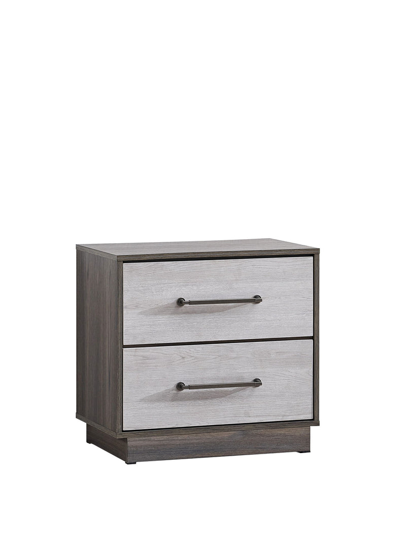 Aberdeen - Nightstand - Gray / Oak