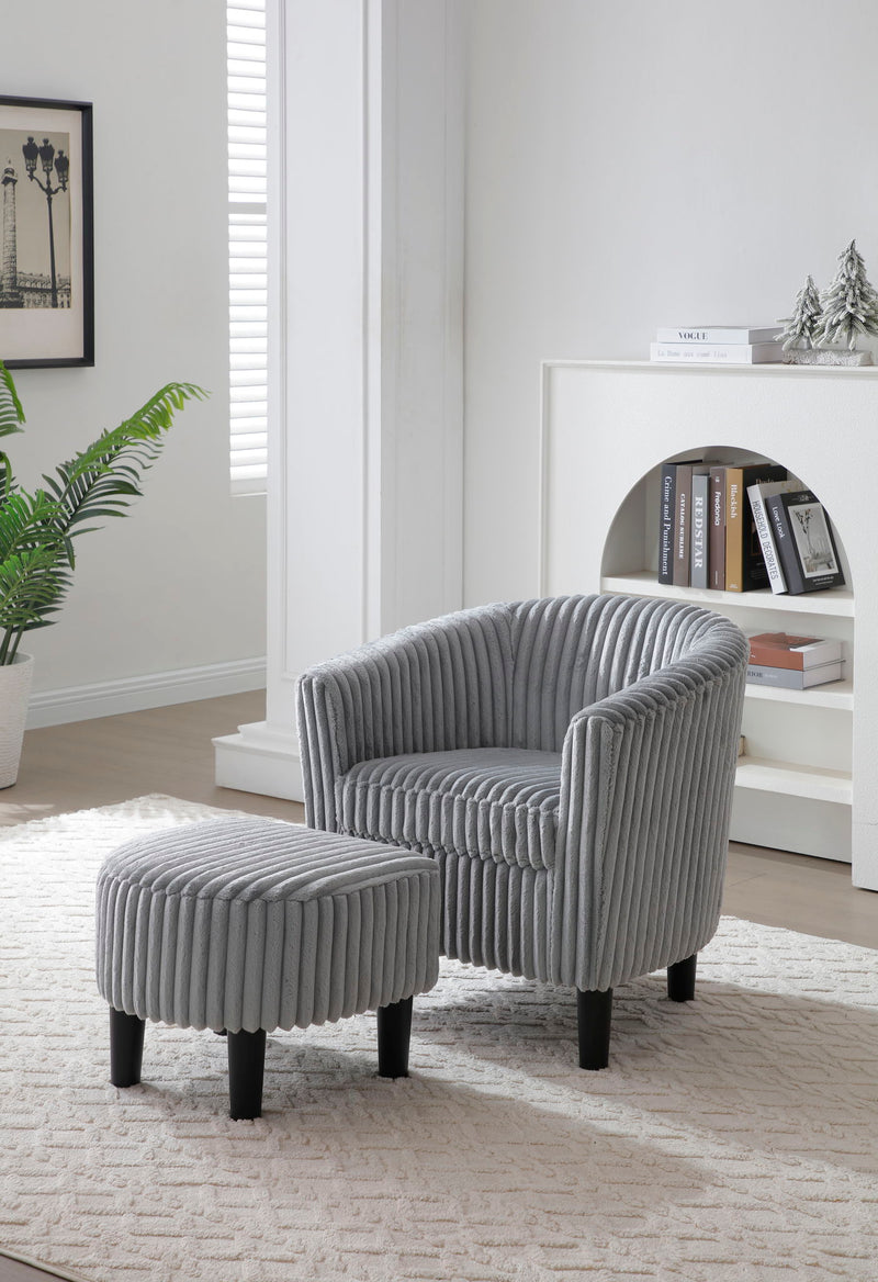 Glory Furniture - Salem - Chair & Ottoman
