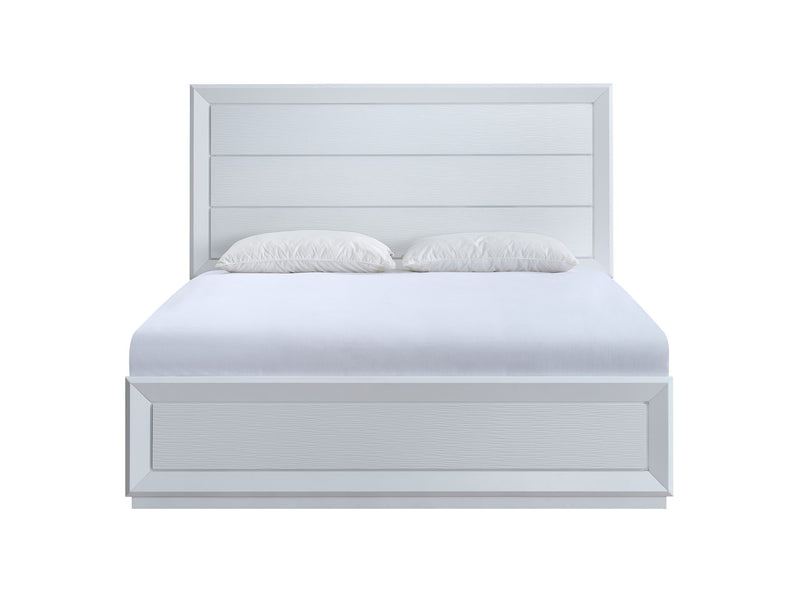 Mars - Queen Bed - White