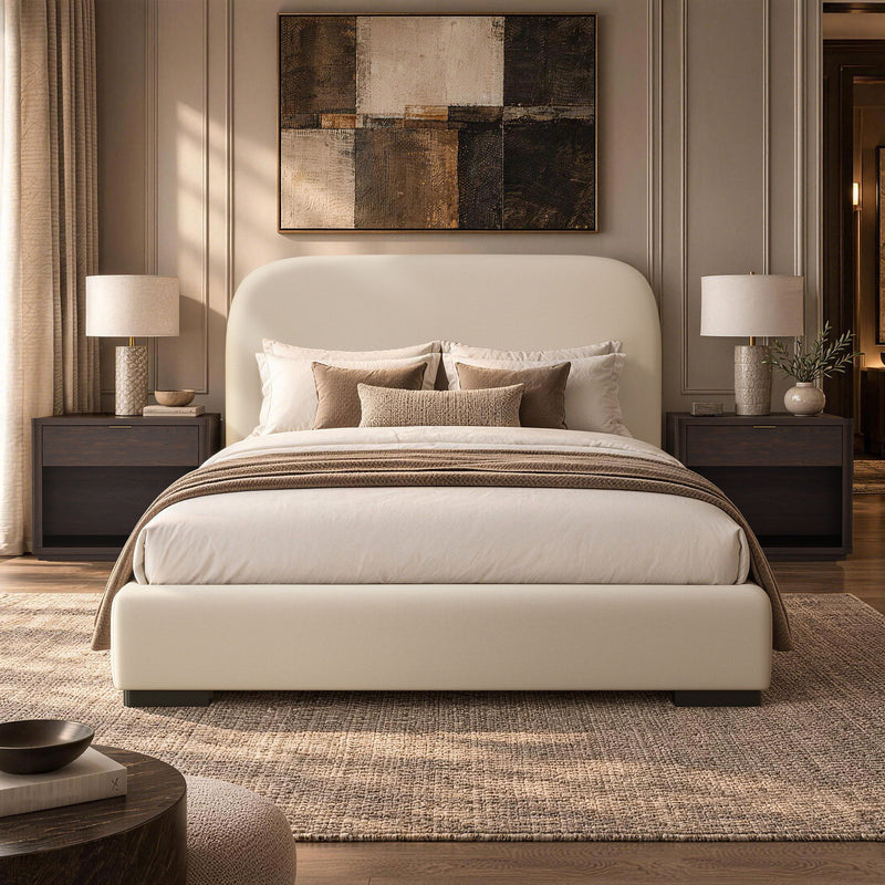 Clifton - Rounded Edge Upholstered Bed