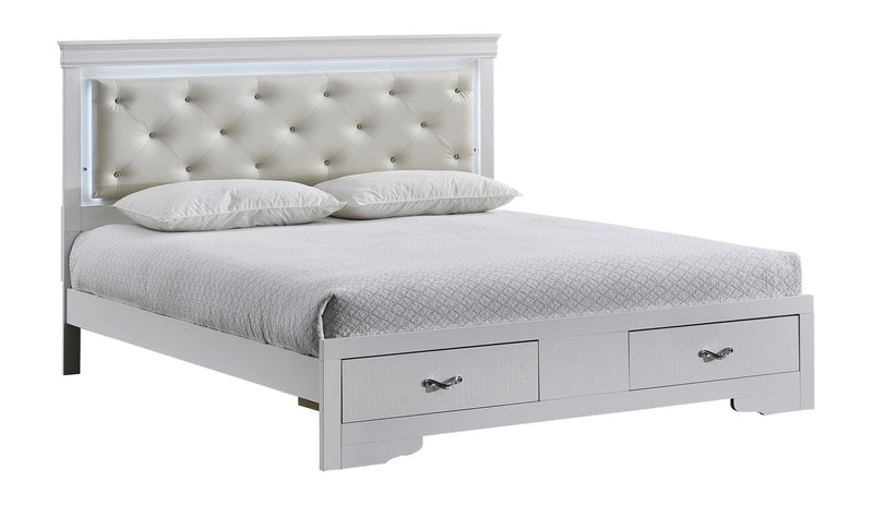 Glory Furniture - Lorana - Storage Bed With LED