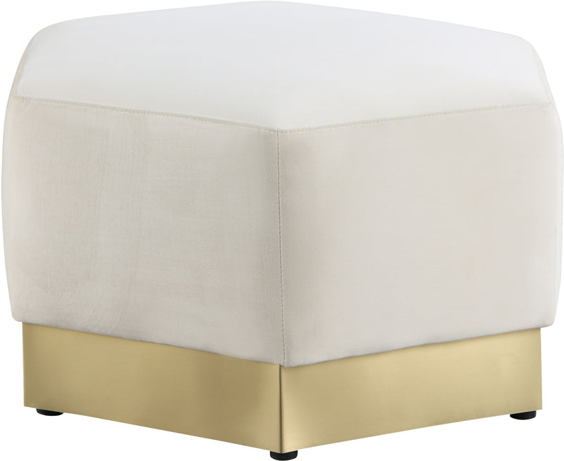 Marquis Velvet Upholstered Ottoman