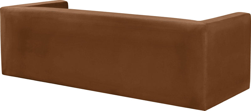 Henson 89.5" Saddle Velvet Upholstered Sofa