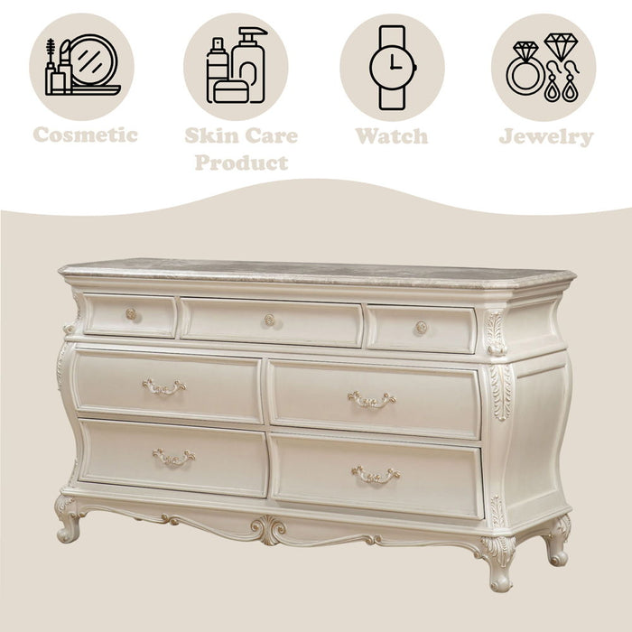 Chantelle - Dresser w/Granite Top