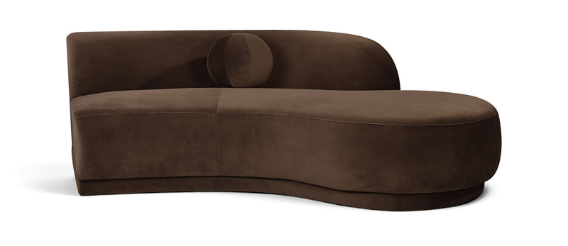 Avra - 86" Velvet Performance Fabric Upholstered Sofa