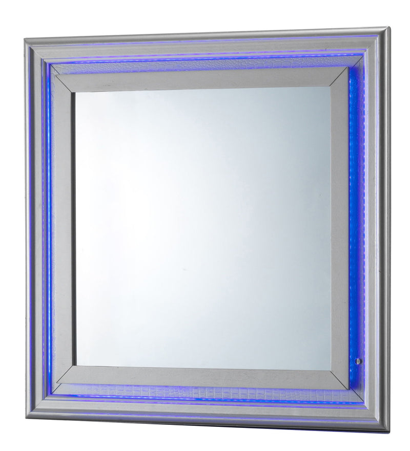 Lorana - 38" Mirror WIth LED - Silver Champagne