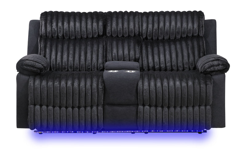 Glory Furniture - Plush - Reclining Loveseat