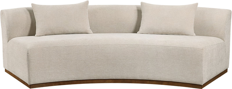 Avanti - 104" Chenille Fabric Upholstered Sofa