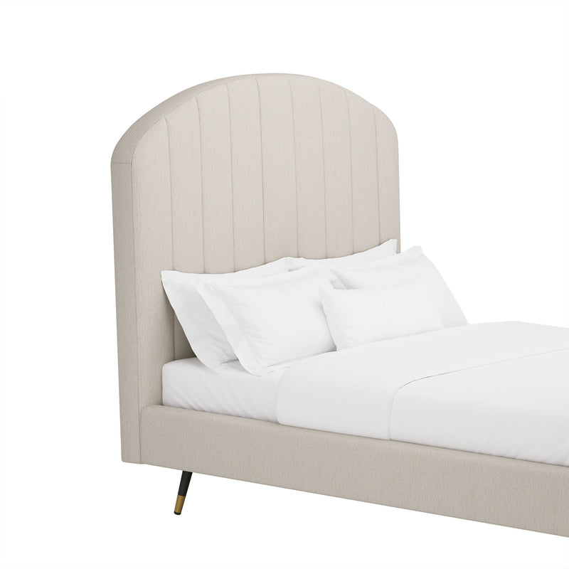 Liraine - Arched Channel Upholstered Bed