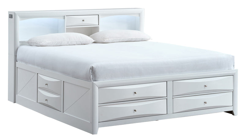 Glory Furniture - Marilla - Storage Bed With Lighting