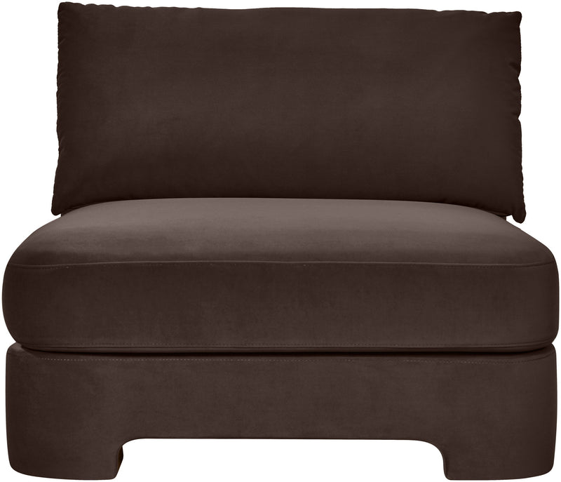 Hammond - Velvet Performance Fabric Upholstered Armless Chair