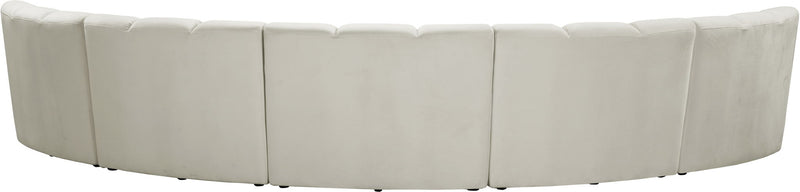 Infinity - 5 Piece Velvet Modular Sectional