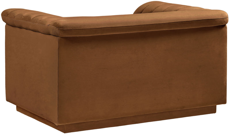 Cascade Saddle Velvet Upholstered Chair
