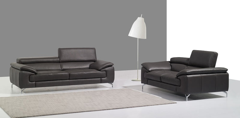 A973 Italian Leather Sofa