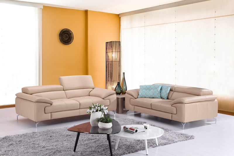 A973 Italian Leather Sofa