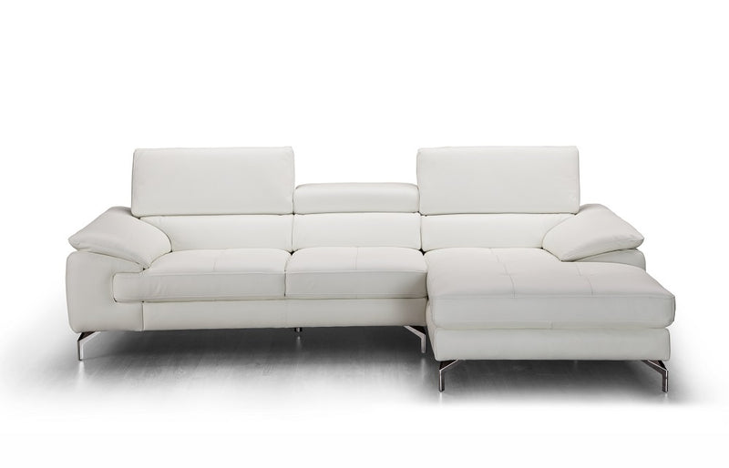 Alice Premium Leather Sectional Chaise