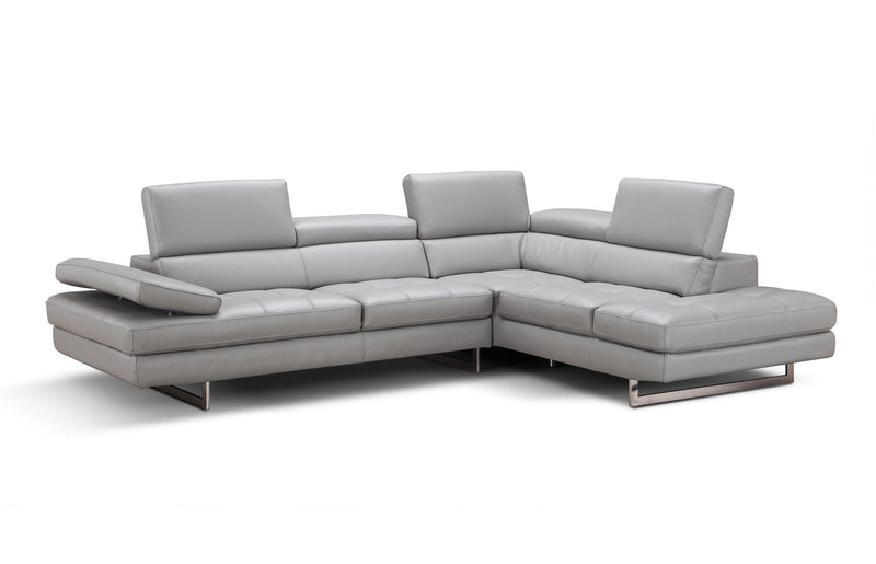 A761 Italian Leather Sectional