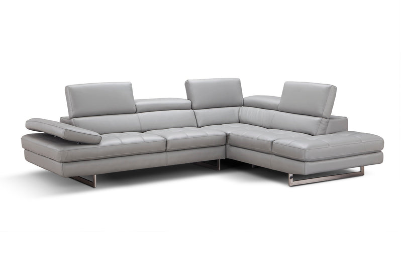 A761 Italian Leather Sectional