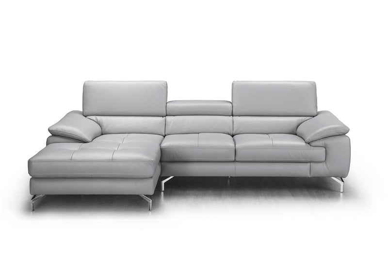 Liam Premium Leather Sectional Chaise