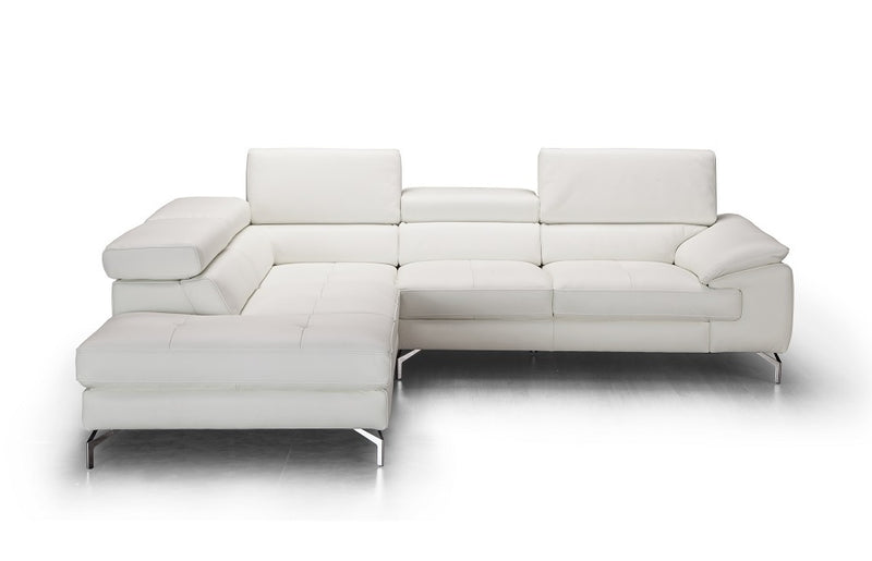 Nila Premium Leather Sectional Chaise