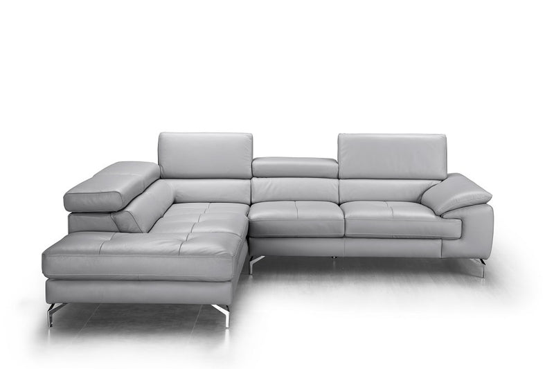 Olivia Premium Leather Sectional Chaise