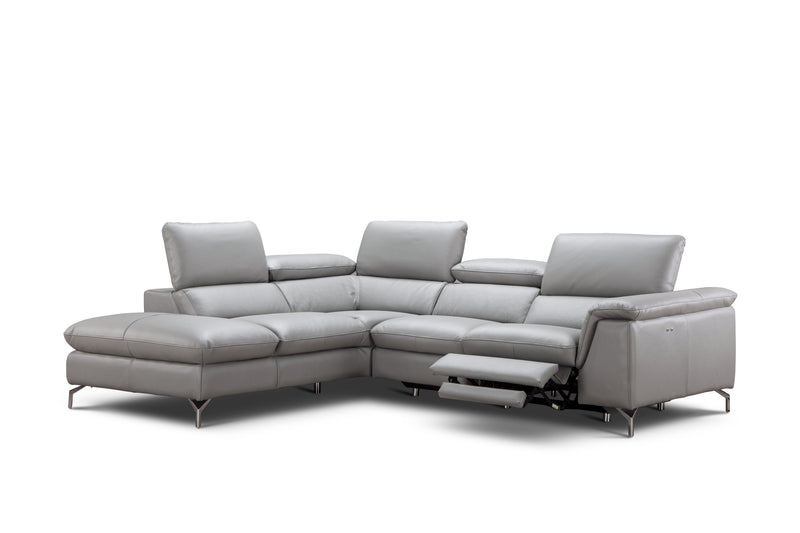 Viola Premium Leather Sectional Chaise