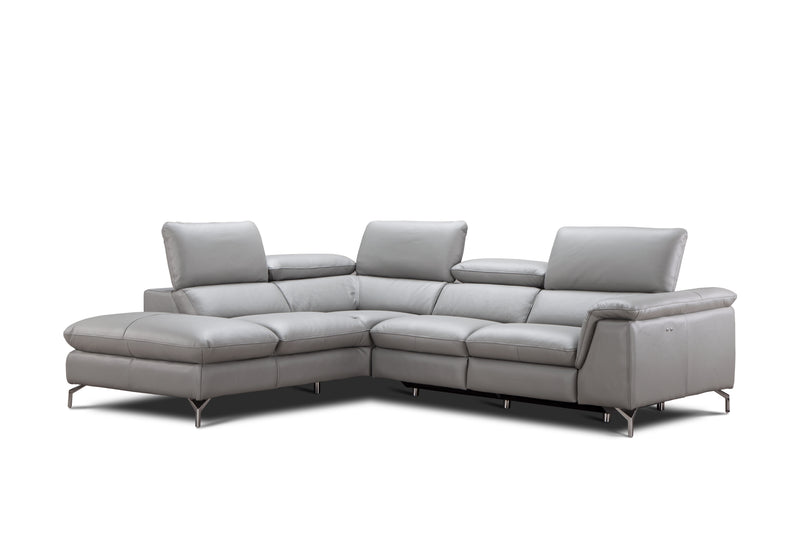 Viola Premium Leather Sectional Chaise
