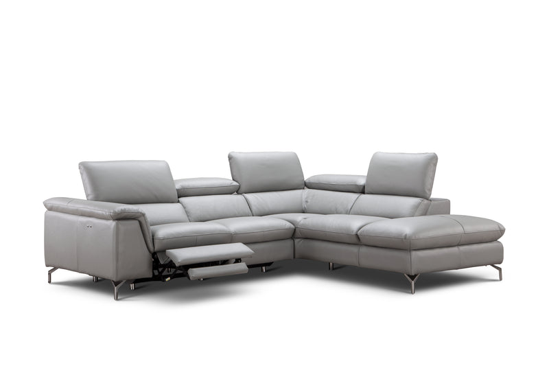 Viola Premium Leather Sectional Chaise